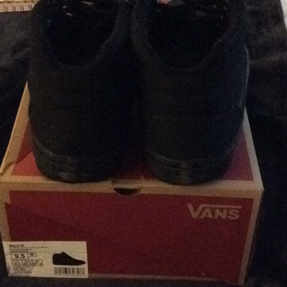 Black Vans as is - Picture 2 of 8